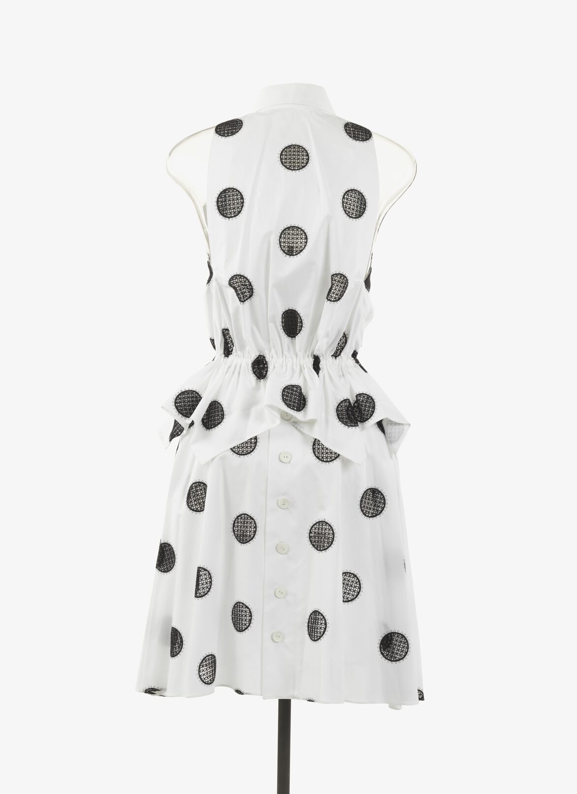 CHEMISE EN POPELINE POIS GRAND  ALAÏA CHEMISE EN POPELINE POIS GRAND
